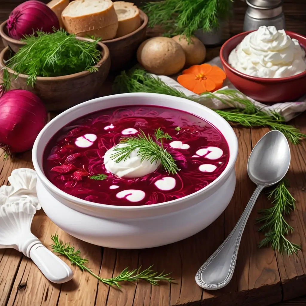Рецепт мордовского борща 1 Рецепт мордовского борща